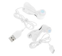 ULTECHNOVO 2 Piezas Simulador Automático de Pantalla USB para Móvil con Dedo para Transmisiones en y Tareas de Recompensa Silencioso y Velocidad Ajustable Blanco