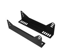 ULTECHNOVO 2 Piezas Soportes Laterales de Hierro para Asientos de Cubo Ángulo y Altura Ajustables, Ideales para Asientos de Carreras en Automóviles de Competición