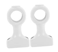 ULTECHNOVO 2 Piezas Soportes para Barra de Cortina de Madera Soportes Decorativos y Funcionales para Varillas de Cortina de Ventana Base Fija con Detalles de Vetado Natural Montaje Seguro