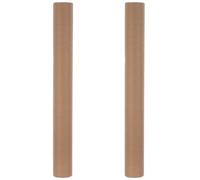 ULTECHNOVO 2 Piezas Tubo de Envío para Correo con Tapas Terminales, Abs y Papel, Redondo, 1,57x16 Pulgadas, para Obras de Arte y Objetos Planos Grandes, Artistas y Arquitectos