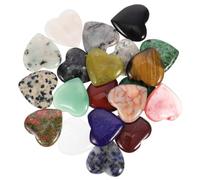 ULTECHNOVO 2 Series Amar Adornos De Cristal Conformado Decoración Tanque Pequeño Rocas Accesorios para Peceras Piedras Suministros De Acuario Decorativo Largo 20 Piezas*2