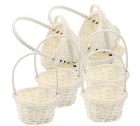 ULTECHNOVO 2 Series Mini Accesorios De Cocina Decoración Juguetes Casa Mimbre Pequeño Cesta Pequeña Mini Cestas Modelo Mini Cesta El Plastico 8 Piezas*2
