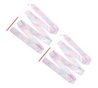 ULTECHNOVO 2 Serpentinas de Poliéster Rojas, 2 Piezas para Gimnasia Rítmica y Bailes Movimiento Fluido y Energía