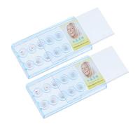 ULTECHNOVO 20 Adornos para Dientes Blancos de Cristal con Caja de Almacenamiento, Joyas Decorativas Dentales para Decoración Diy, Accesorios Brillantes y Seguros para Sonrisa Color