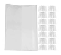 ULTECHNOVO 20 Fundas Protectoras de Plástico Transparentes para Libros de Texto Diseño y Tamaño A4 para Forrar y Proteger Libros Escolares