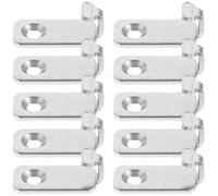 ULTECHNOVO 20 Ganchos para Colgar Cuadros de Acero Inoxidable, Resistentes y Compactos, Fácil Instalación para Organizar y Decorar Paredes en Color Plata
