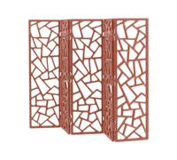 ULTECHNOVO 20, Pantalla Decorativa de Escritorio Estilo Antiguo, Divisor de Ambientes para Casa de Muñecas, Accesorio Artesanal Detallado para Decoración Oriental