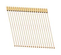 ULTECHNOVO 20 piezas Alfileres Broches de Metal con Tapón Imperdibles Largos Resistentes para Joyería Manualidades y Ramilletes Sujetan Tejidos Gruesos con Firmeza