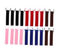 ULTECHNOVO 20 Piezas Estuche Bolígrafo Individual Cordón Funda Gruesa de Franela para Lápices y Bolígrafos Protección Portátil para Oficina y Escuela