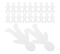 ULTECHNOVO 20 piezas Figuras Humanas de Cartón Blanco para Manualidades Resistente Cartulina para Pintar Kit DIY Artístico para Niñas Actividades Escolares y Recreativas