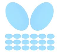 ULTECHNOVO 20 Unidades Kit de Pegatinas Adhesivas Redondas Azules de Pet para Lámparas y Estudio Fotográfico Instalación Fácil y Creación de Ambiente para Decoración del Hogar