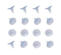 ULTECHNOVO 20 Ventosas de Goma para Pecera de 4mm, Soporte Firme y Desmontable para Tubos de Aireador en Accesorios para Acuarios