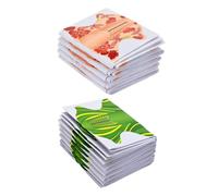 ULTECHNOVO 200 piezas Pegatinas Autoadhesivas para Uñas Guía Extensión Nail Art Verde y Naranja Herramienta Práctica para DIY y Salones Profesionales