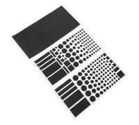 ULTECHNOVO 201 Piezas Pegatinas Opacas LED de Pvc Autoadhesivo, Negro