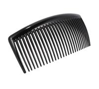 ULTECHNOVO 24 piezas Peine Lateral Plástico Dientes para Peinados Peineta Pequeña Portátil para Peluquería Profesional Accesorios para Cabello Mujer Niña Negro Resistente y Versátil