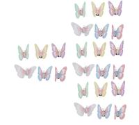 ULTECHNOVO 24piezas Clips De Ventilación Para Automóvil Forma De Coloridas Decoración Aromática Para Rejillas De Aire Accesorios Elegantes y Prácticos Para Interior Del Vehículo