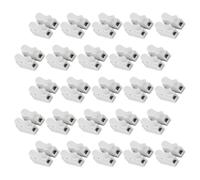 ULTECHNOVO 25 Conectores Eléctricos de Inserción 2 Pines de Cobre Bloque Terminal Rápido para Cableado Doméstico Resistente al Fuego bajo Consumo Uso Audio y Conexiones Eléctricas