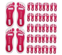 ULTECHNOVO 25 Pares Protectores Desechables para Pies con Adhesivo Almohadillas para Spray Tanning Accesorios para Salones Móviles Protección Avanzada contra Overspray para Uso Profesional y