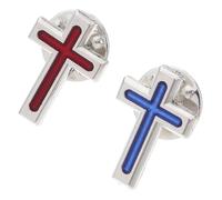 ULTECHNOVO 2piezas Broche De Metálico Para Traje Pin Religioso De Cristianismo Alfiler De Oración Para y Cuello Accesorio Elegante Para Ceremonias Formales
