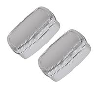 ULTECHNOVO 2piezas Caja de Aluminio para Jabón Contenedor y Práctico para Jabonera Doméstica Organizador de Baño Unidades
