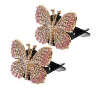 ULTECHNOVO 2piezas Clip De Ventilación De Coche De Gemas Accesorio De Aire Acondicionado