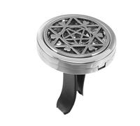 ULTECHNOVO 2piezas Difusor De Esencial De Acero Inoxidable Para Aire Acondicionado De Coche Ambientador Aromático Para Aromaterapia y Neutralización De Olores El Vehículo