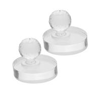 ULTECHNOVO 2piezas Herramientas De Prensado Redondas Para Sombras De Ojos Colorete Iluminador Etc Para Maquillaje Casa o Viajes