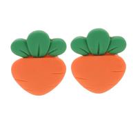 ULTECHNOVO 2piezas Pinza Para Zanahoria Coche Accesorios Bonitos Unidades Aroma Duradero Decoración Interior Coche