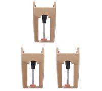 ULTECHNOVO 3 Agujas para Tocadiscos Vinilo de Aluminio Dorado, Reemplazo de Aguja de Fonógrafo Compatible, Juego de 3 Piezas para Platinas y Discos de Vinilo