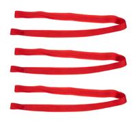 ULTECHNOVO 3 Piezas Cinta de Llanta para Bicicleta, Tira Protectora de Llanta de Pvc de 26 Pulgadas, Rojo, Antipinchazos y Resistente al Desgaste, para Bicicleta de Montaña