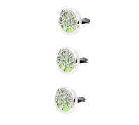 ULTECHNOVO 3 Piezas clip difusor de aromaterapia Aire fresco difusor de coche coche ambientador de coche car air freshener medallón de perfume de coche clip de perfume de coche