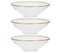 ULTECHNOVO 3 Piezas de Goteo Reutilizable y Elegante para para Candelabros de Borde Dorado Adecuado para de Bodas y Mesas de Cena