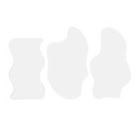 ULTECHNOVO 3 Piezas Decoración de Espejo para Estanque de Pueblo Navideño | Bordes Precisión, Curva Integrada, Reduce Reflejos y Agua Realista