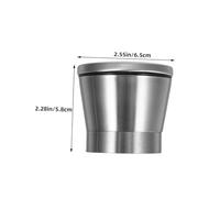 ULTECHNOVO 3 Piezas Tapas de Molino Inoxidable Cubiertas Metálicas para Molinillos de Sal y Pimienta Tapas Ajustables para Especias Cocina Compatibles con Frascos de Moler Manuales