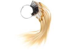 ULTECHNOVO 30 piezas Muestras de Color de Cabello Natural para Pruebas y Peluquería Carta Profesional para Tintes y Entrenamiento Peluquería Kit de Test de Color para Salón Tono