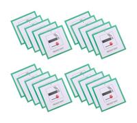 ULTECHNOVO 30 Unidades Etiquetas Adhesivas de Seguridad contra Incendios para Tapicería y Muebles, Ignífugas, de Papel Autoadhesivo Alertas Visuales Claras para Hogares y Almacenes Color