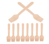 ULTECHNOVO 300 Piezas Unidades Cucharas de Madera Desechables para Degustación Postres Yogur Helado Café Fiestas Catering Utensilios Ecológicos Pequeños