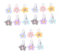 ULTECHNOVO 30piezas Flores De Resina Para Ventilación De Automóvil Decoraciones De Interiores Aleatorios