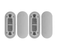 ULTECHNOVO 4 Piezas Almohadillas Silenciosas para Asiento de Inodoro Protectores Suaves de Amortiguadores Estabilizadores Compatibles con Bidet para Baños Tranquilos
