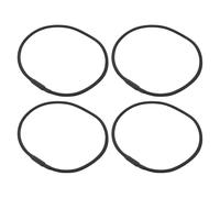 ULTECHNOVO 4 Piezas Bandas Elásticas de Goma Negras para Micrófono Aislamiento de Sonido Mejorado y Reducción de Ruido para Soporte en Estudios de Grabación