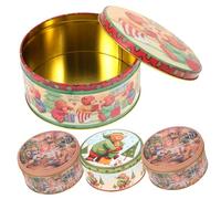 ULTECHNOVO 4 Piezas Caja De Obsequio De Dulces Navideños De Estilo Mixto Caja De Dulces De Navidad Para Almacenamiento De Regalos Temporada Festiva