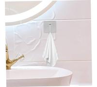 ULTECHNOVO 4 piezas Colgadores Adhesivos Inoxidable Ganchos Autoadhesivos sin Taladro para Baño y Cocina Soportan Toallas Abrigos y Llaves Instalación Rápida Daños la Pared
