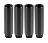ULTECHNOVO 4 Piezas De Varillas De Extensión Metálicas De 5/8 Para Soporte De Micrófono, Tubo Prolongador Negro Compatible Brazos Articulados y Racks, Accesorio Profesional Para Mejora De Grabación