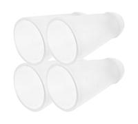 ULTECHNOVO 4 Piezas Puntas de Reemplazo para Lápiz Táctil con Funda Protectora de Silicona Transparente Antideslizante y Silenciosa Compatible con Apple Pencil para