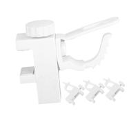 ULTECHNOVO 4 Soportes para Barra De Cortina Soporte para Barra De Armario Sin Perforaciones Resistentes De Polipropileno Color