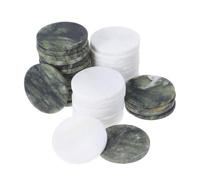 ULTECHNOVO 40 Piezas Piedras Planas Naturales para Agua Piedras Resistentes y para Aire para Playa Río Piscina y Actividades Recreativas