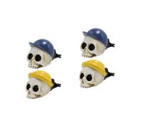 ULTECHNOVO 4piezas Clips De Ventilación De Calavera Para Ambientador De Coche Decoración De Halloween Para Accesorios De Interior Del Vehículo Adornos De Esqueleto Para Salidas De Aire