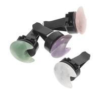 ULTECHNOVO 4piezas Difusores De De Para De Ventilación Natural Blanco Jade y Para Decoración Interior De Vehículos