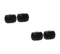 ULTECHNOVO 4piezas Rhinestone Car Headrest for Stylish Interior Decoration Easy to Install Fashionable Neck Pillow Accessories