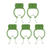 ULTECHNOVO 5 Clips Nasales Verdes para Corrección y Entrenamiento de Respiración Pulmonar, Material Pom y Eva, Ideales para Deportistas y Personas Mayores